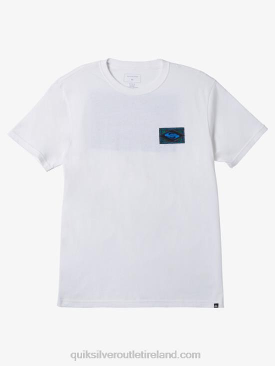 Men Quiksilver Vibing T-Shirt N02TD179 white