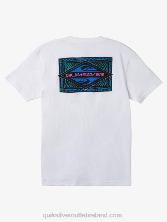 Men Quiksilver Vibing T-Shirt N02TD179 white