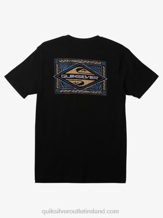 Men Quiksilver Vibing T-Shirt N02TD180 black