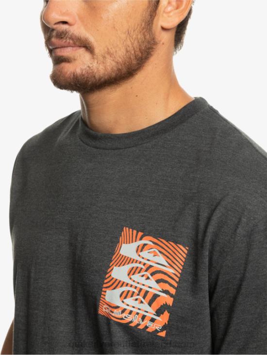 Men Quiksilver Warped Patterns T-Shirt N02TD1014 phantom