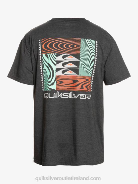 Men Quiksilver Warped Patterns T-Shirt N02TD1014 phantom