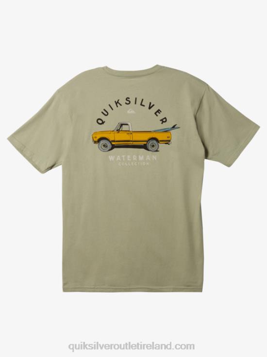 Men Quiksilver Waterman Beacons Bound T-Shirt N02TD1344 tea