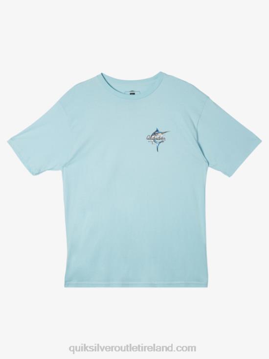 Men Quiksilver Waterman Beauty At Sea T-Shirt N02TD51 aquatic