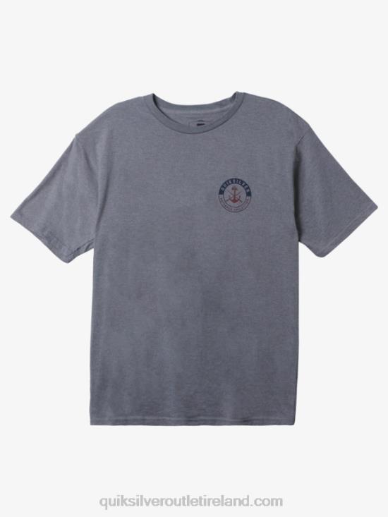 Men Quiksilver Waterman Carefree Sessions T-Shirt N02TD1483 medium grey heather