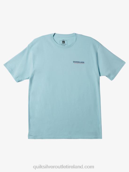 Men Quiksilver Waterman Choppy Seas T-Shirt N02TD1345 aquatic