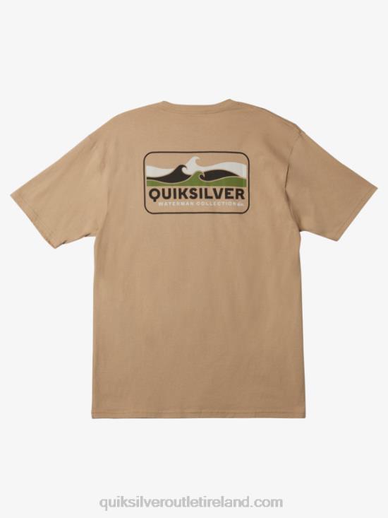 Men Quiksilver Waterman Choppy Seas T-Shirt N02TD1346 incense