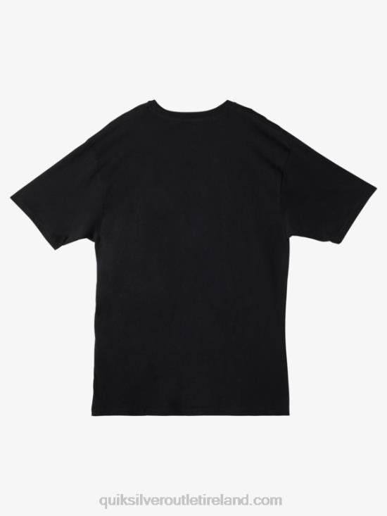 Men Quiksilver Waterman Fish Tales T-Shirt N02TD58 black
