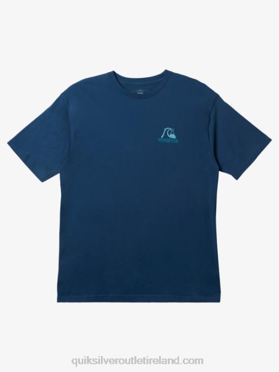 Men Quiksilver Waterman Get Jiggy T-Shirt N02TD947 ensign blue