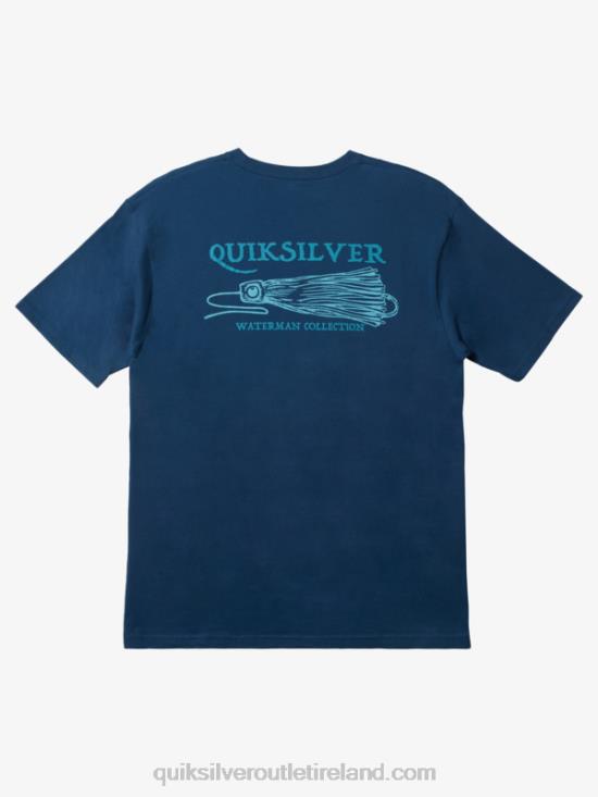 Men Quiksilver Waterman Get Jiggy T-Shirt N02TD947 ensign blue