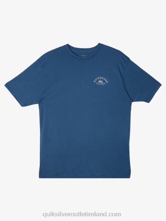 Men Quiksilver Waterman Heading Out T-Shirt N02TD61 ensign blue