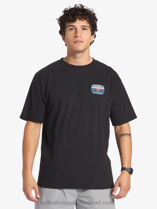 Men Quiksilver Waterman Lava Lamp T-Shirt N02TD553 black
