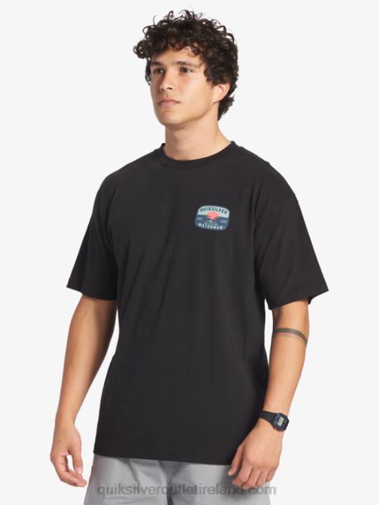 Men Quiksilver Waterman Lava Lamp T-Shirt N02TD553 black
