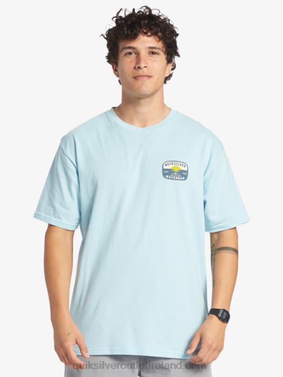 Men Quiksilver Waterman Lava Lamp T-Shirt N02TD554 aquatic