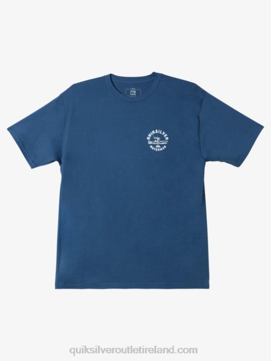 Men Quiksilver Waterman QS Outboarder T-Shirt N02TD1482 ensign blue