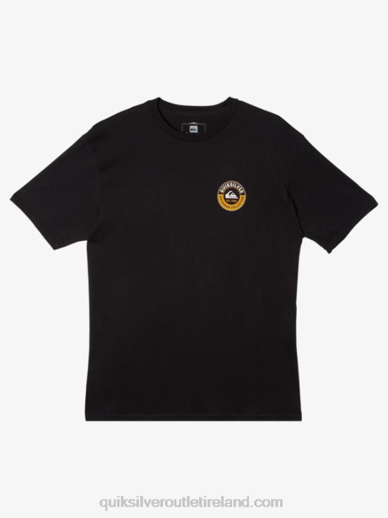 Men Quiksilver Waterman Sea Shark T-Shirt N02TD40 black