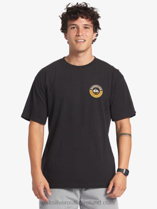 Men Quiksilver Waterman Sea Shark T-Shirt N02TD40 black