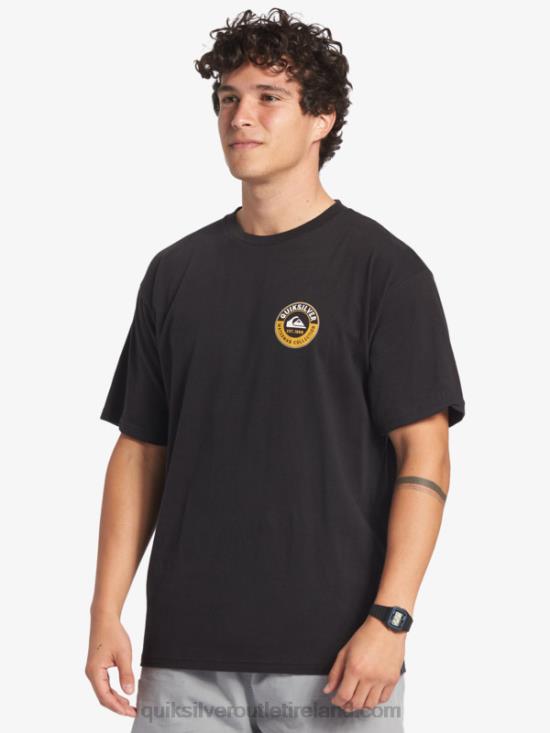 Men Quiksilver Waterman Sea Shark T-Shirt N02TD40 black