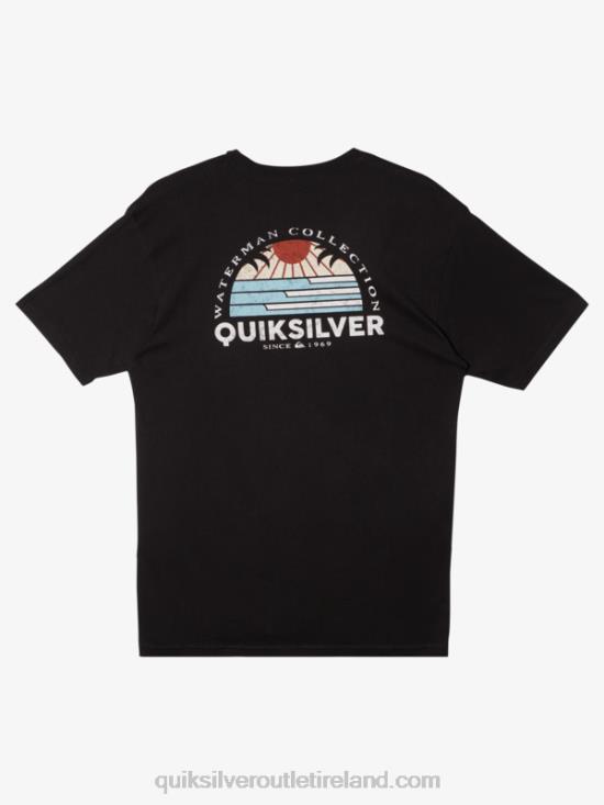 Men Quiksilver Waterman Set View T-Shirt N02TD39 black