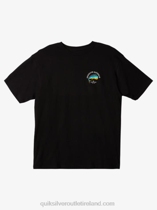Men Quiksilver Waterman Tension On T-Shirt N02TD1341 black