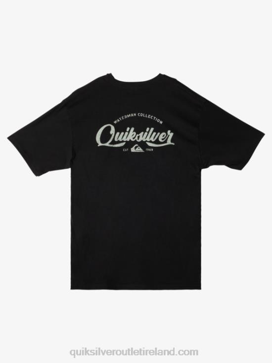 Men Quiksilver Waterman Undertow T-Shirt N02TD53 black