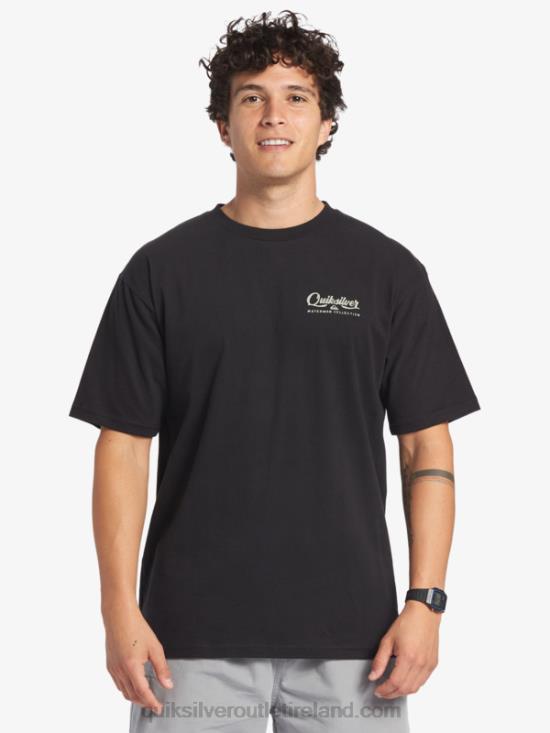 Men Quiksilver Waterman Undertow T-Shirt N02TD53 black