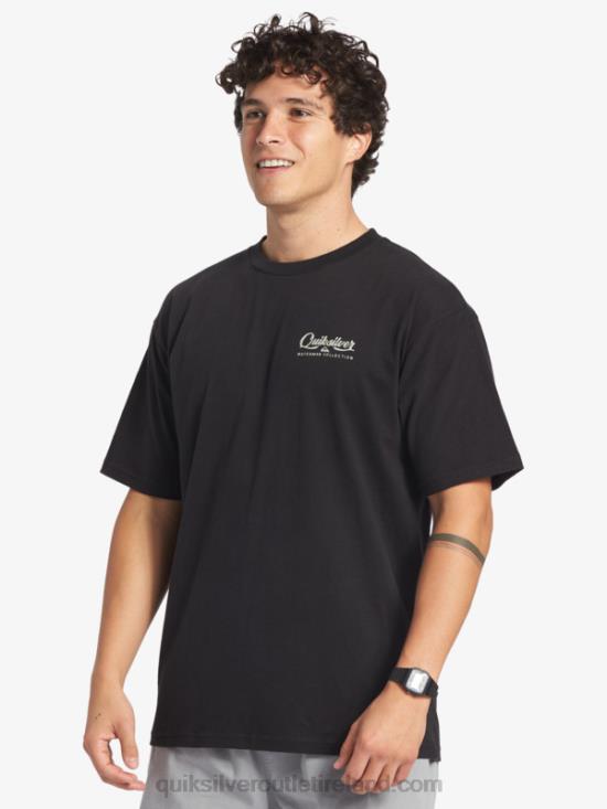 Men Quiksilver Waterman Undertow T-Shirt N02TD53 black
