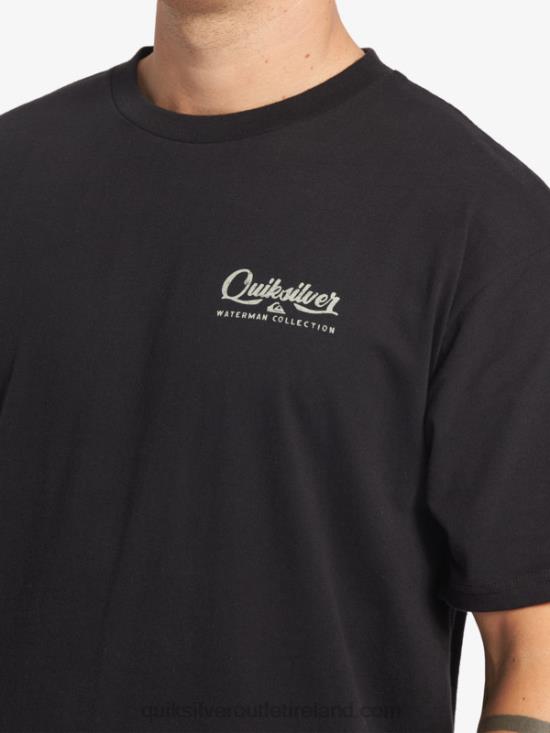 Men Quiksilver Waterman Undertow T-Shirt N02TD53 black