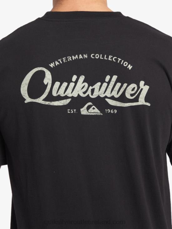 Men Quiksilver Waterman Undertow T-Shirt N02TD53 black