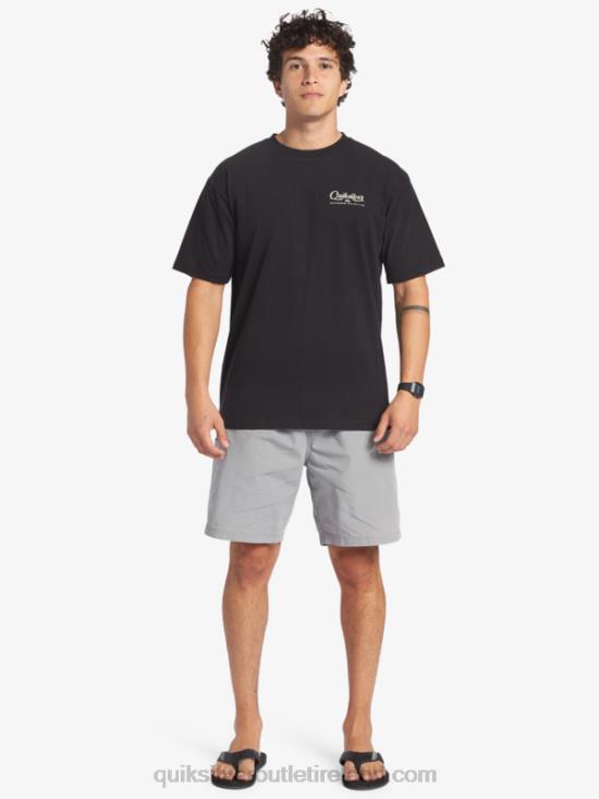 Men Quiksilver Waterman Undertow T-Shirt N02TD53 black