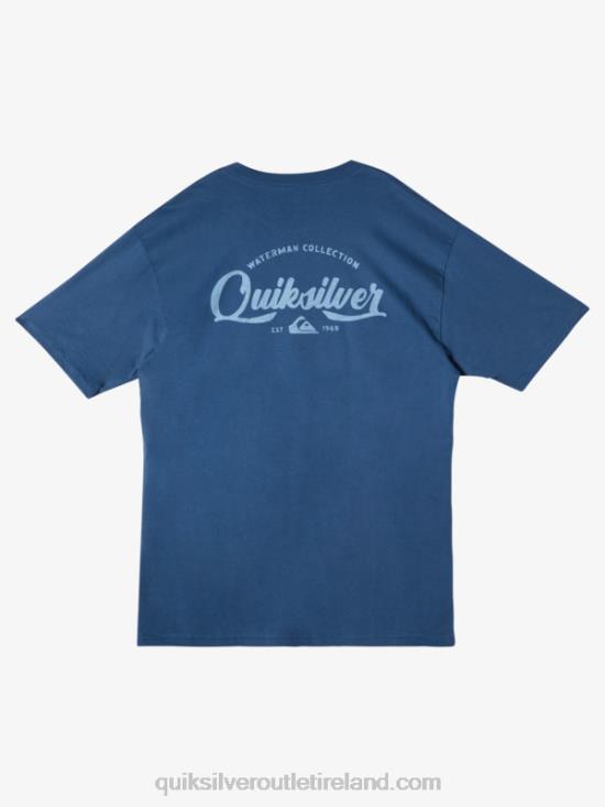 Men Quiksilver Waterman Undertow T-Shirt N02TD54 ensign blue