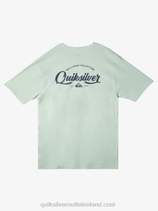 Men Quiksilver Waterman Undertow T-Shirt N02TD55 subtle green