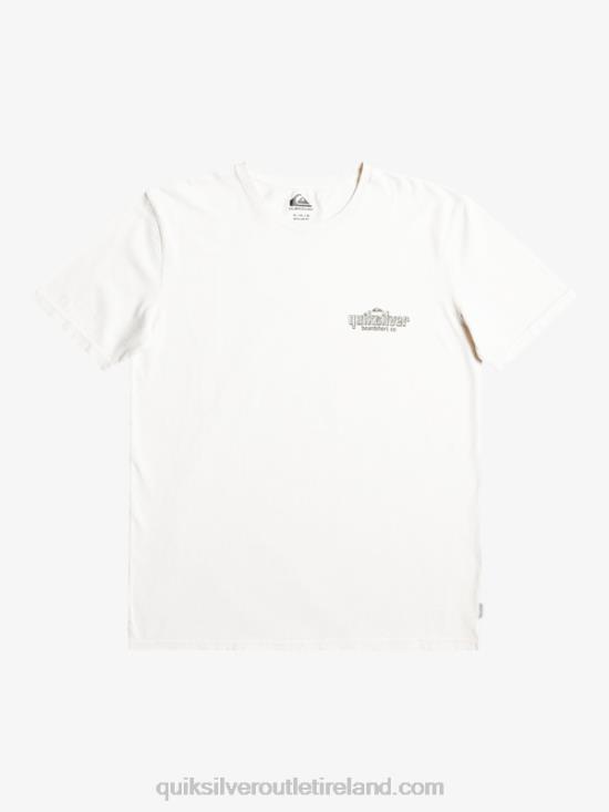 Men Quiksilver Words T-Shirt N02TD934 birch