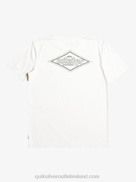Men Quiksilver Words T-Shirt N02TD934 birch