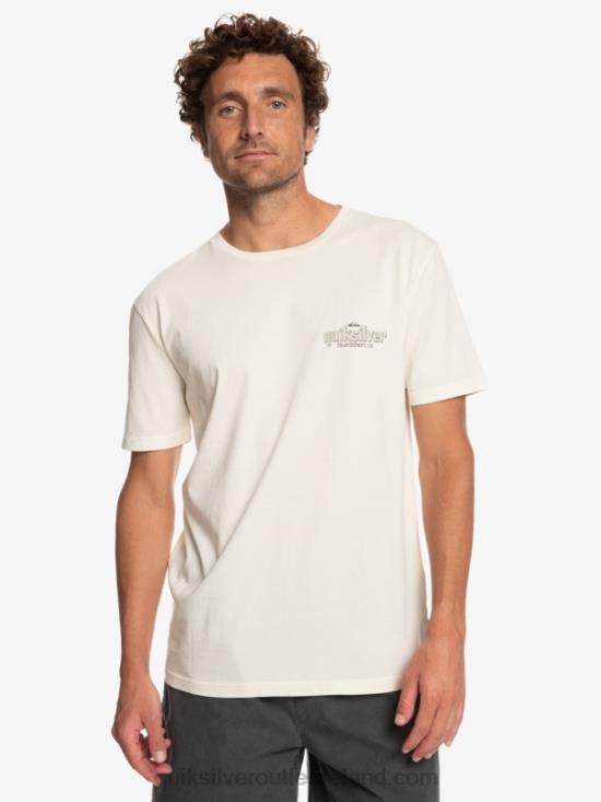 Men Quiksilver Words T-Shirt N02TD934 birch