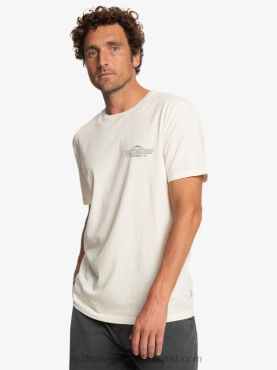 Men Quiksilver Words T-Shirt N02TD934 birch