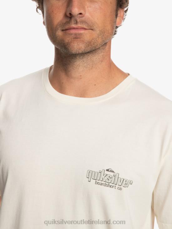 Men Quiksilver Words T-Shirt N02TD934 birch