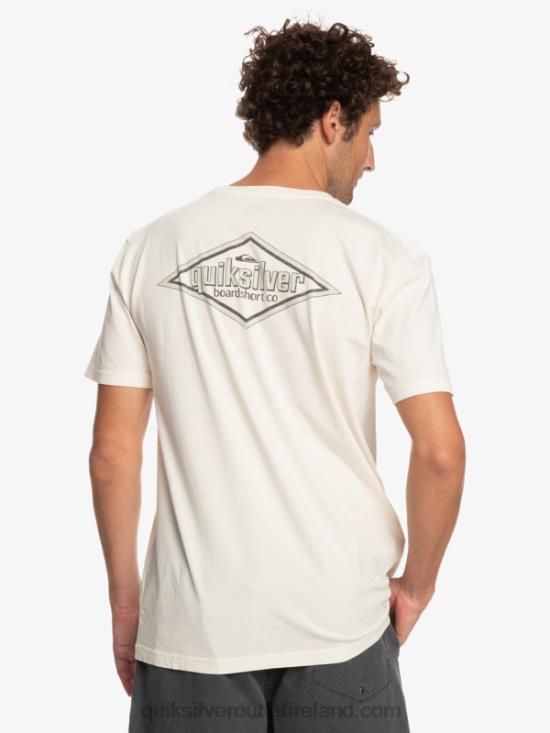 Men Quiksilver Words T-Shirt N02TD934 birch