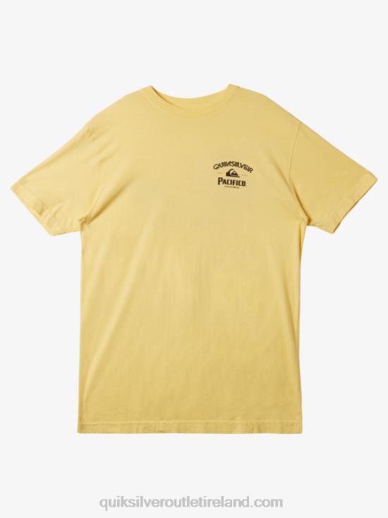 Men Quiksilver x Pacifico Lockup T-Shirt N02TD2 gold