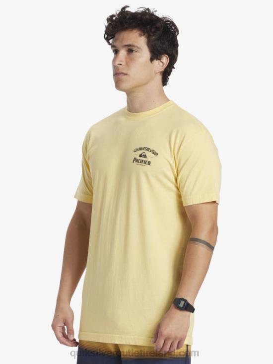 Men Quiksilver x Pacifico Lockup T-Shirt N02TD2 gold