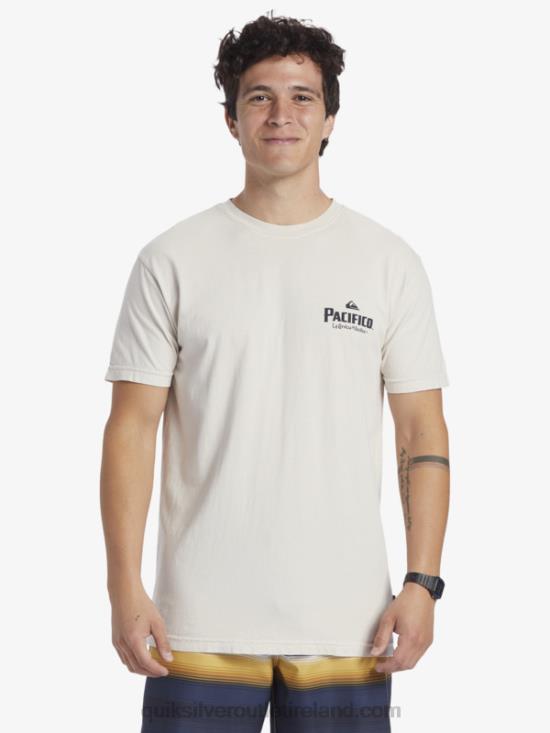 Men Quiksilver x Pacifico Scenic Vibes T-Shirt N02TD9 stone