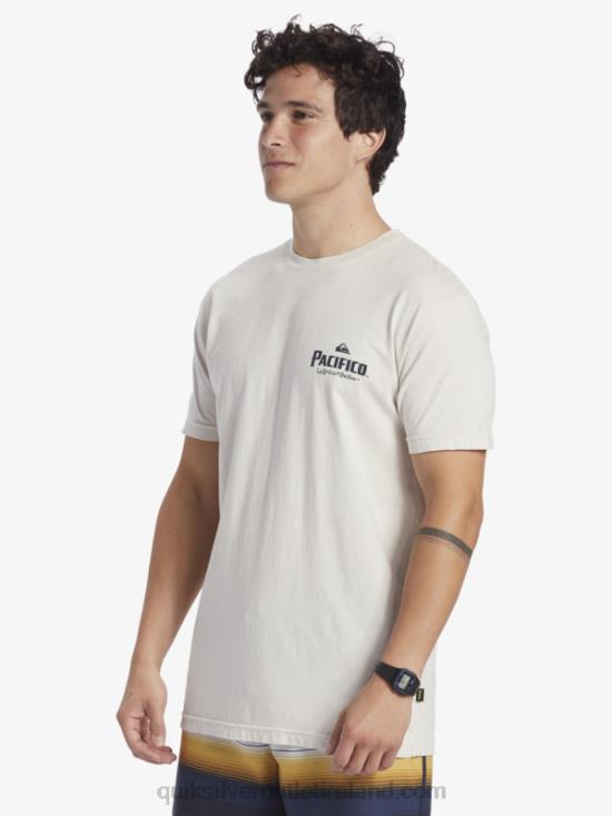 Men Quiksilver x Pacifico Scenic Vibes T-Shirt N02TD9 stone