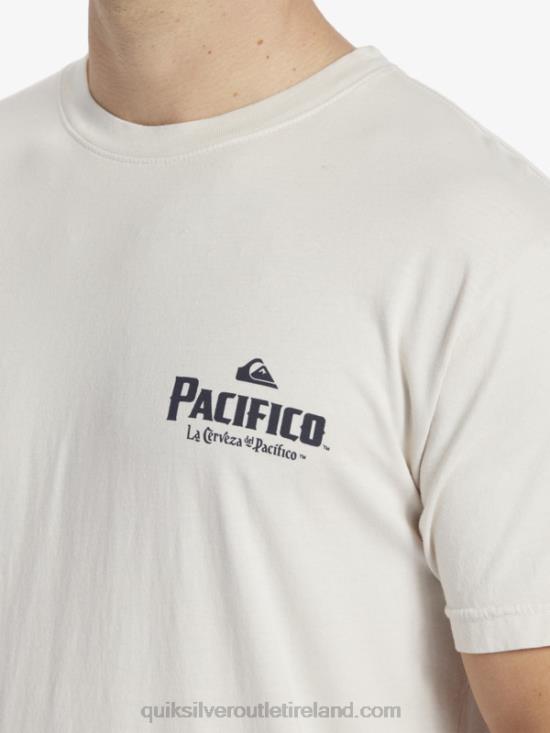 Men Quiksilver x Pacifico Scenic Vibes T-Shirt N02TD9 stone