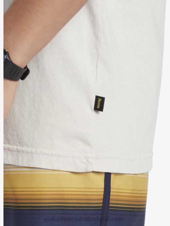 Men Quiksilver x Pacifico Scenic Vibes T-Shirt N02TD9 stone