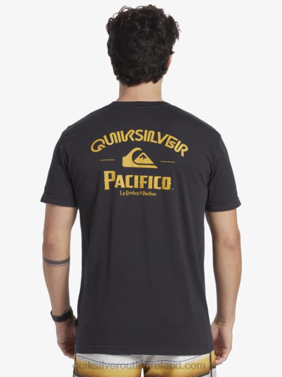 Men Quiksilver x Pacifico Straight Shooter T-Shirt N02TD8 tarmac