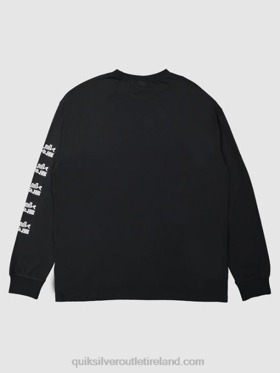 Men Quiksilver x Stab Organic Long Sleeve T-Shirt N02TD1845 black