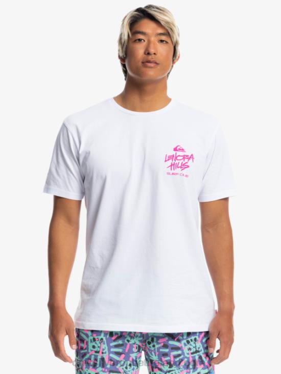 Men Quiksilver x Stranger Things Lenora T-Shirt N02TD1839 white