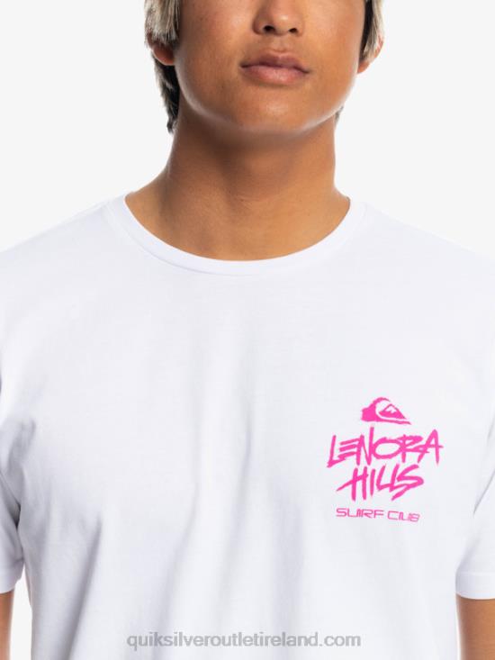 Men Quiksilver x Stranger Things Lenora T-Shirt N02TD1839 white