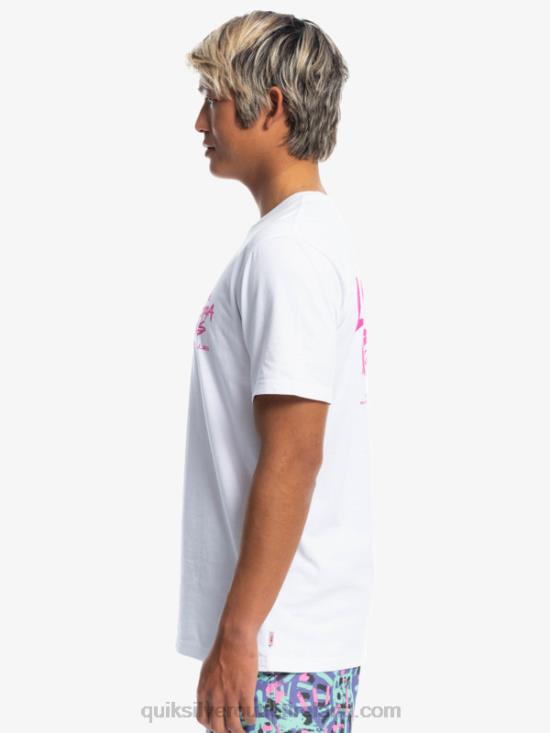 Men Quiksilver x Stranger Things Lenora T-Shirt N02TD1839 white
