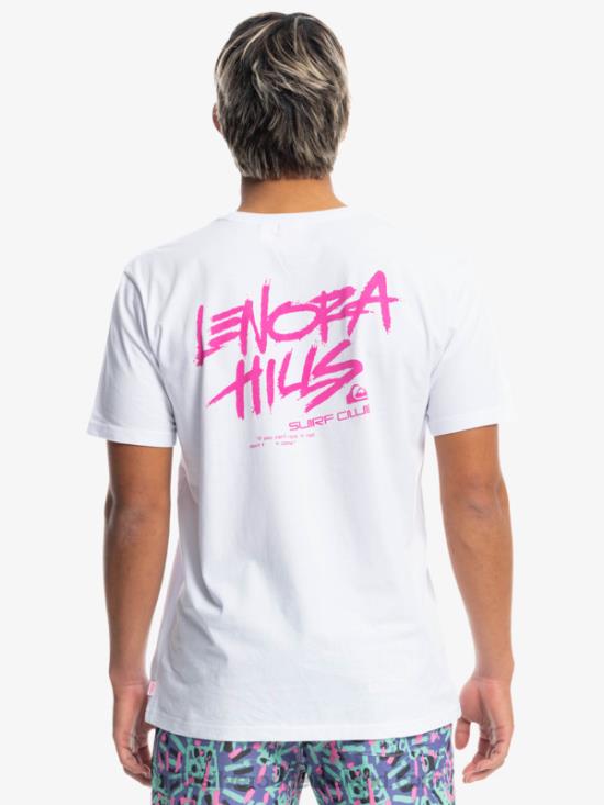 Men Quiksilver x Stranger Things Lenora T-Shirt N02TD1839 white