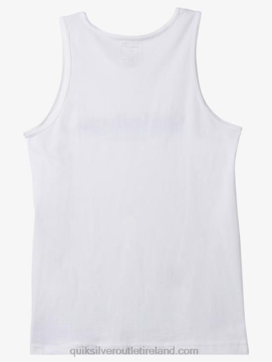 Men Quiksilver Between The Lines Tank N02TD1004 white